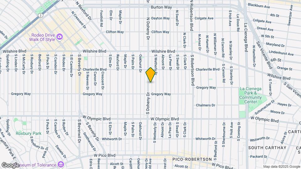 244 S Doheny Dr Map and Location Details