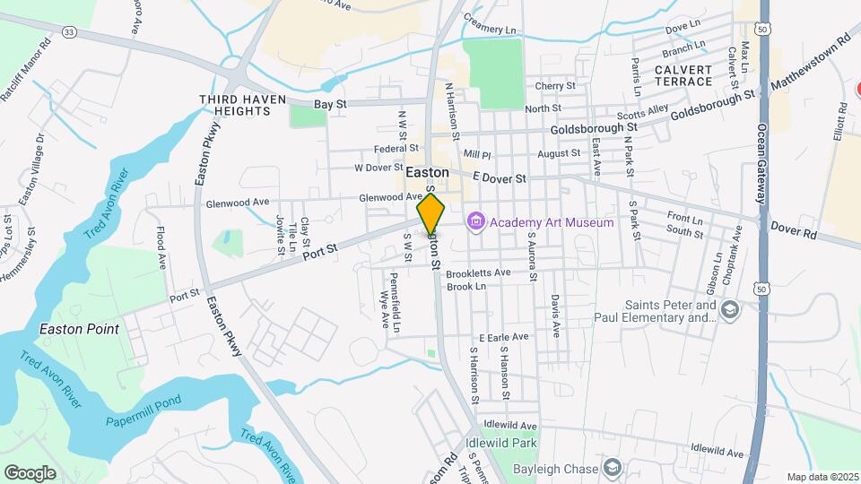 123 S Washington St Map and Location Details