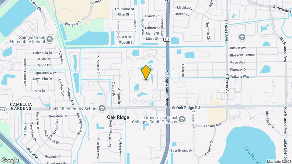 Millenia Park Orlando Map and Location Details