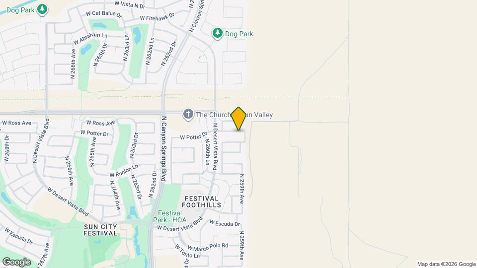 25935 W Potter Dr Map and Location Details