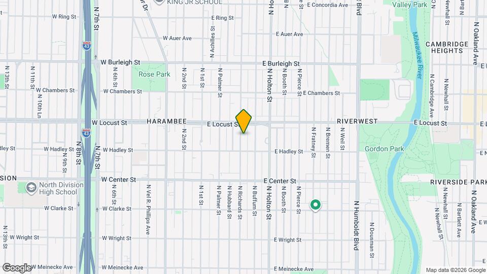 2836 N Richards St Mapa y Detalles de la Ubicación