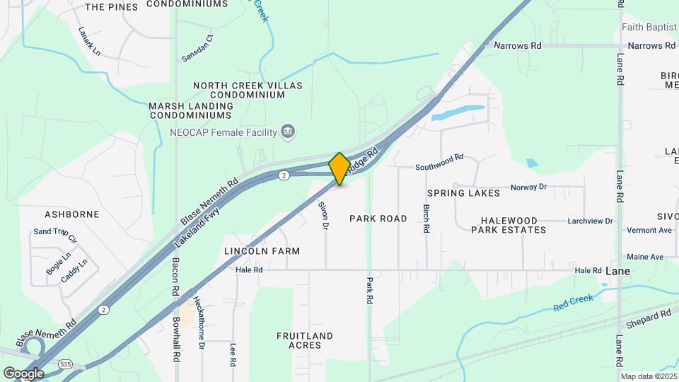 2222 N Ridge Rd Mapa y Detalles de la Ubicación