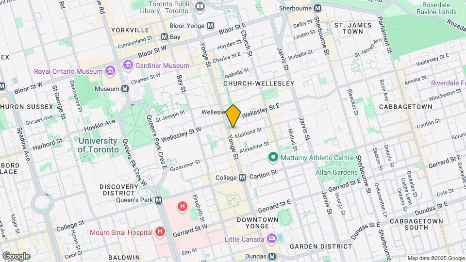 535 Yonge St Map and Location Details