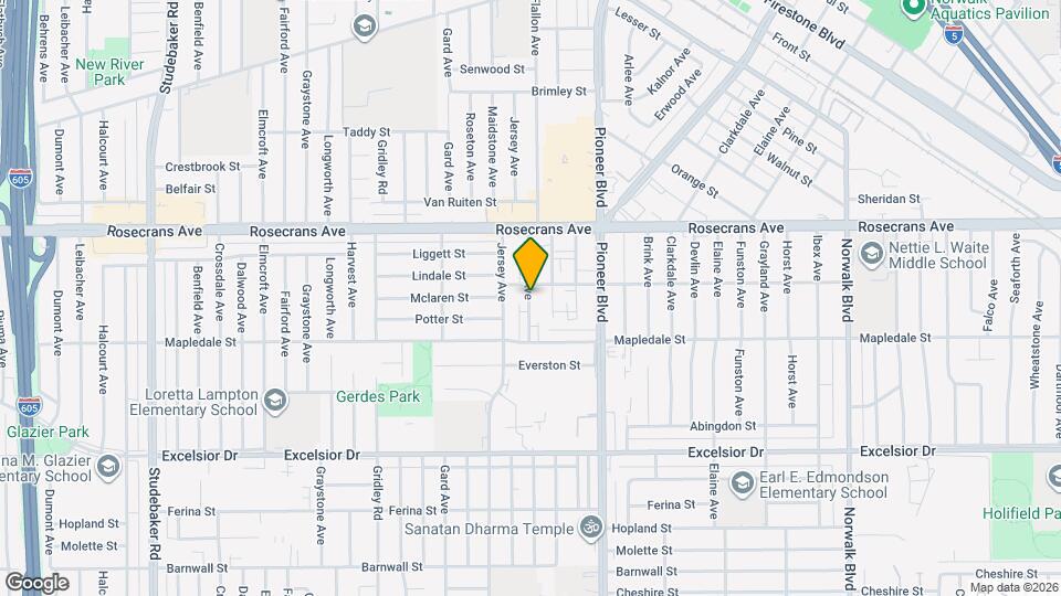 14424 Flallon Ave Map and Location Details