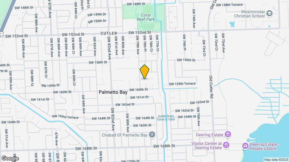 7860 SW 158th Terrace Map and Location Details