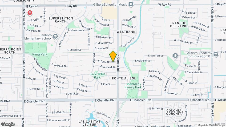 1941 E Tulsa St Map and Location Details