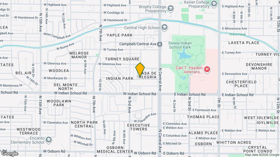 220 W Monterosa St Map and Location Details