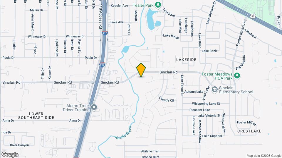 5502 Rosillo Hill Map and Location Details
