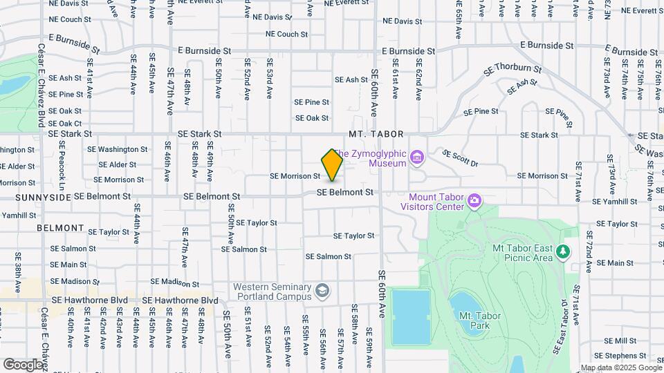 5645-5647-5647 SE Belmont St Map and Location Details