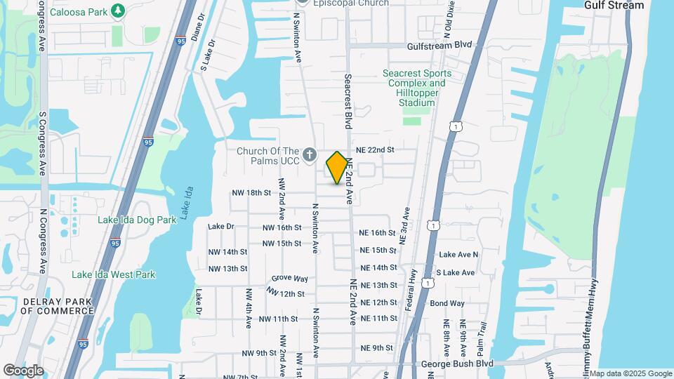 Furnished Short Term Rental - 108 NE 19th St Map and Location Details