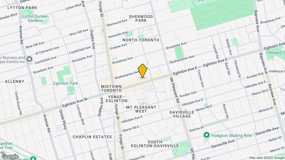 130 Eglinton Ave E Map and Location Details