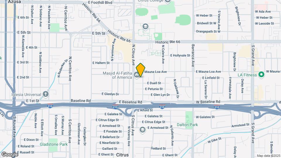 18526 E Linfield St Map and Location Details