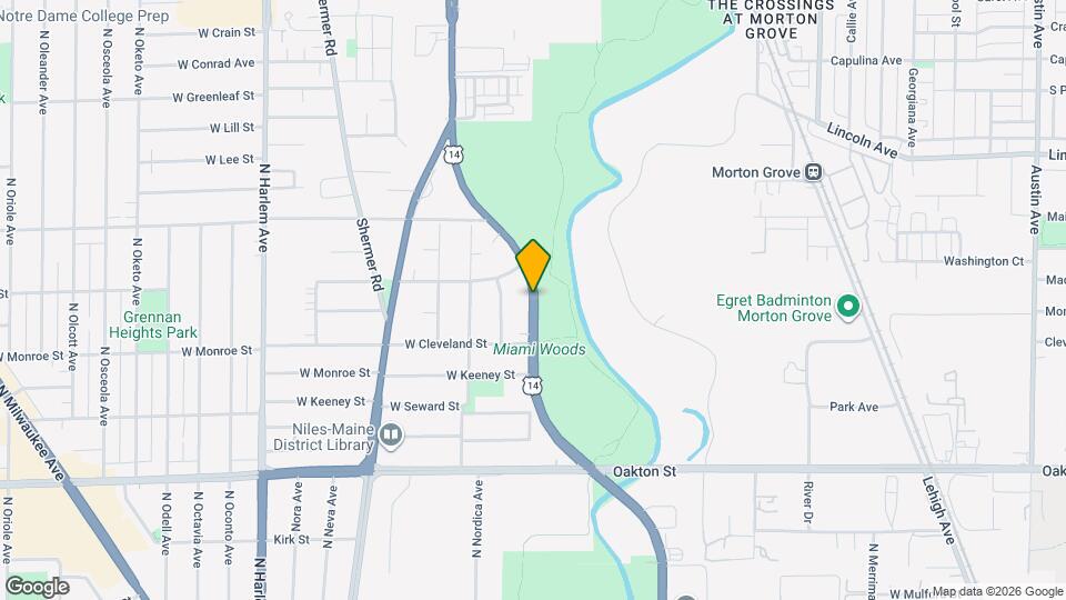 8252 N Caldwell Ave Map and Location Details