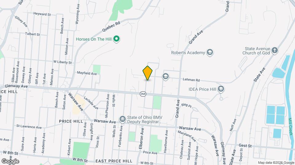 1232 Elberon Ave Map and Location Details