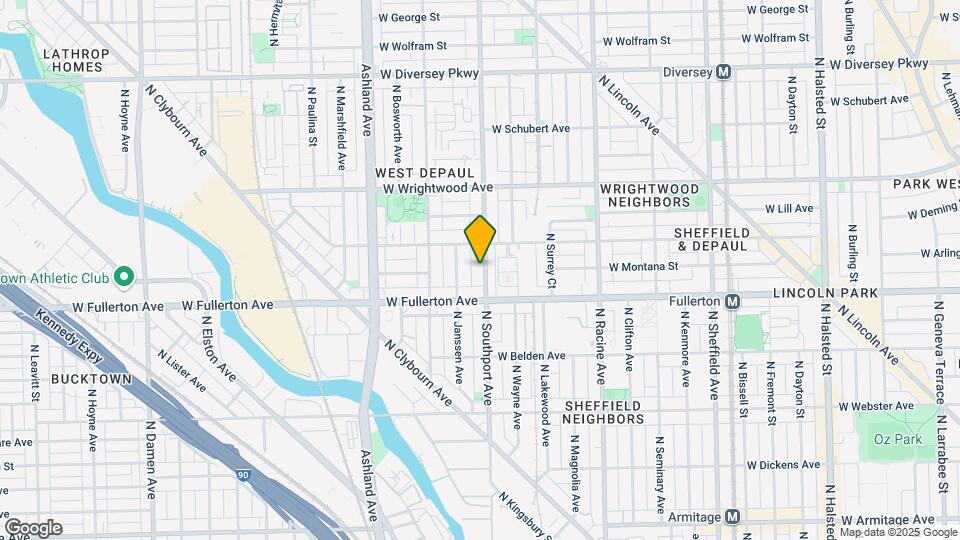 2434 N Southport Ave, Unit 2F Mapa y Detalles de la Ubicación