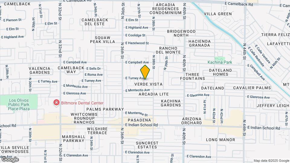 3737 E Turney Ave Map and Location Details