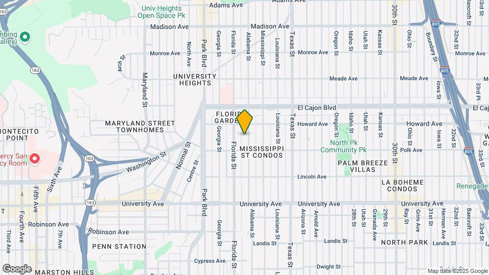 4152 Alabama St Map and Location Details