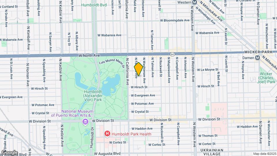 1433 N Fairfield Ave Mapa y Detalles de la Ubicación