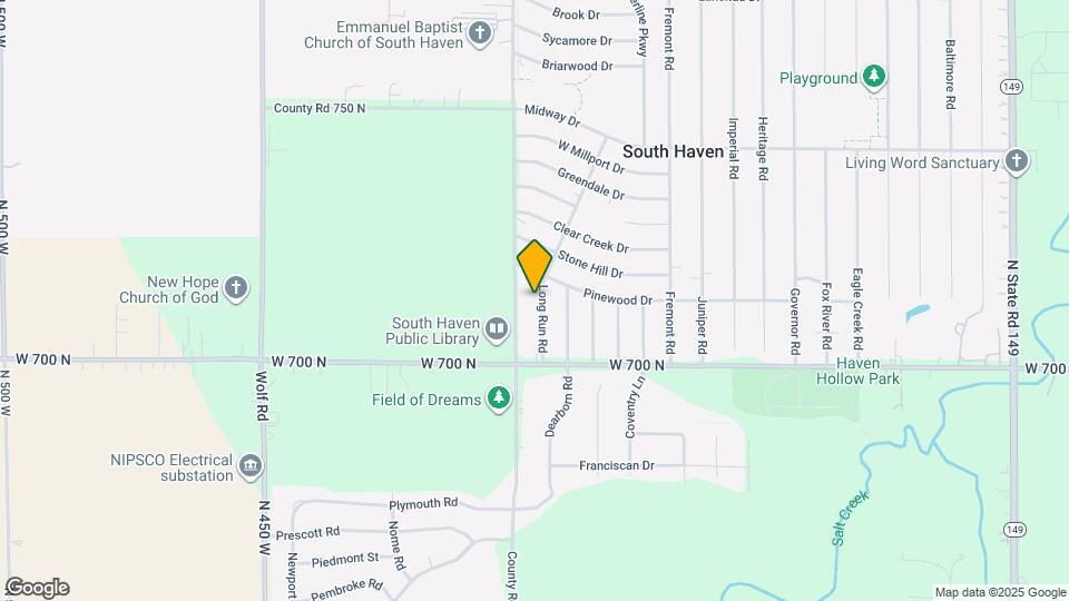 714 Long Run Rd Map and Location Details