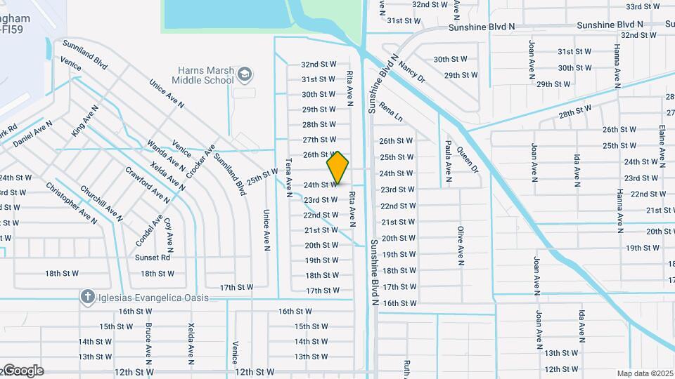 3405 24th St W Map and Location Details
