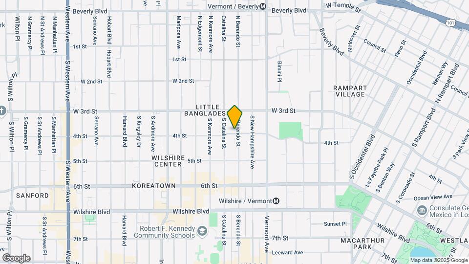 357 S Berendo St Map and Location Details