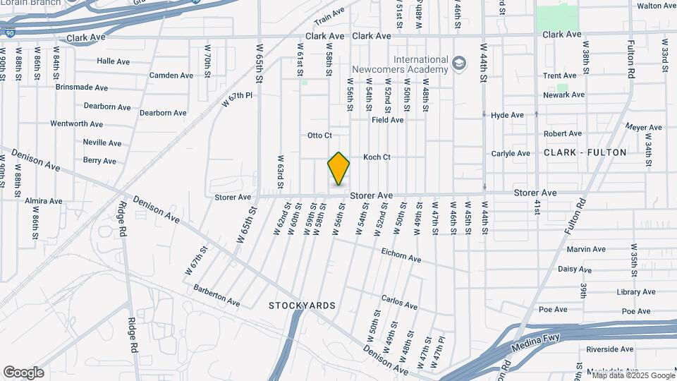 5700-5704 Storer Ave Mapa y Detalles de la Ubicación