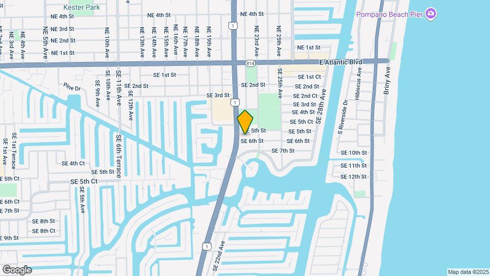 2175 SE 6th St Map and Location Details