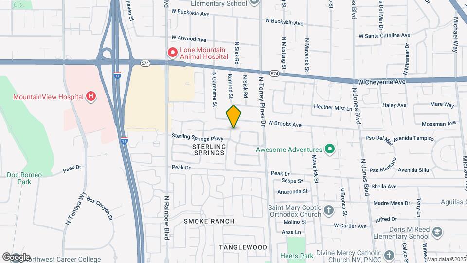 2916 Sterling Silver St Map and Location Details