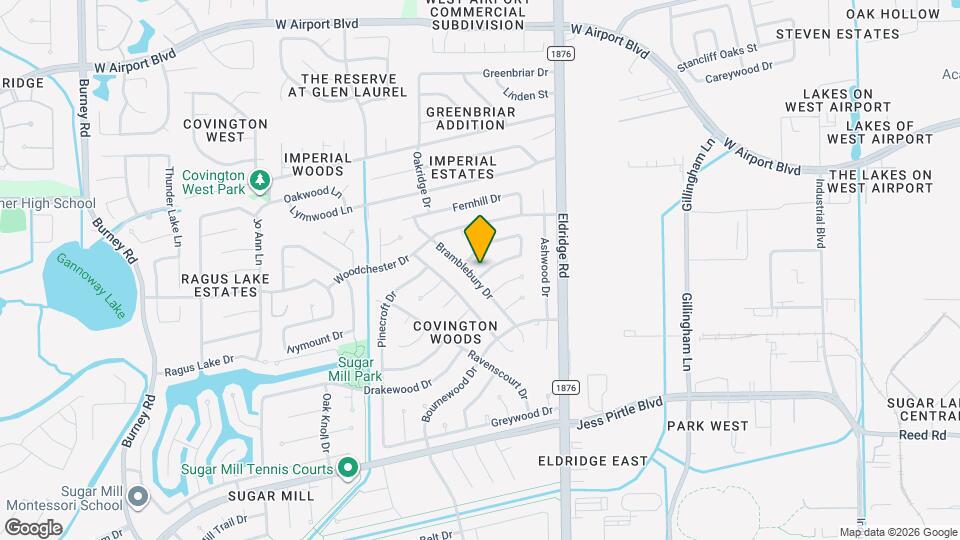 13562 Brook Hollow Dr Map and Location Details