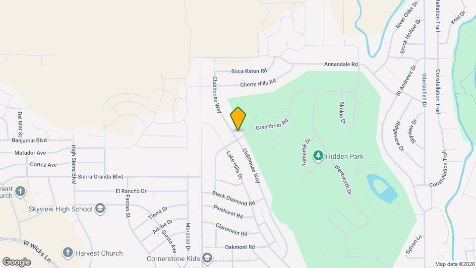 2107 Clubhouse Way, Unit #3 Map and Location Details