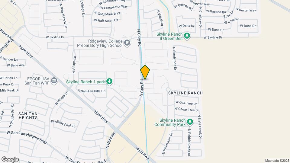 1294 W Agrarian Hills Dr Map and Location Details