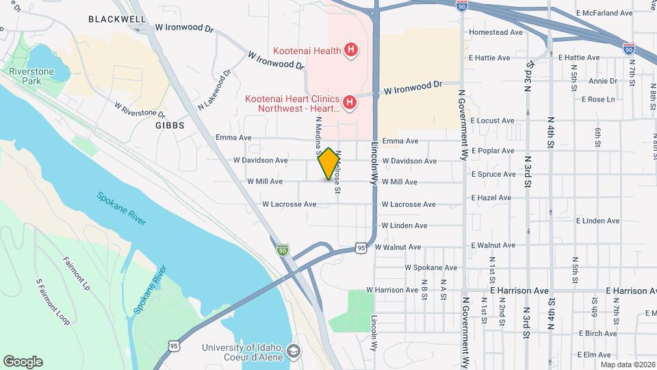 816 W Mill Ave Map and Location Details