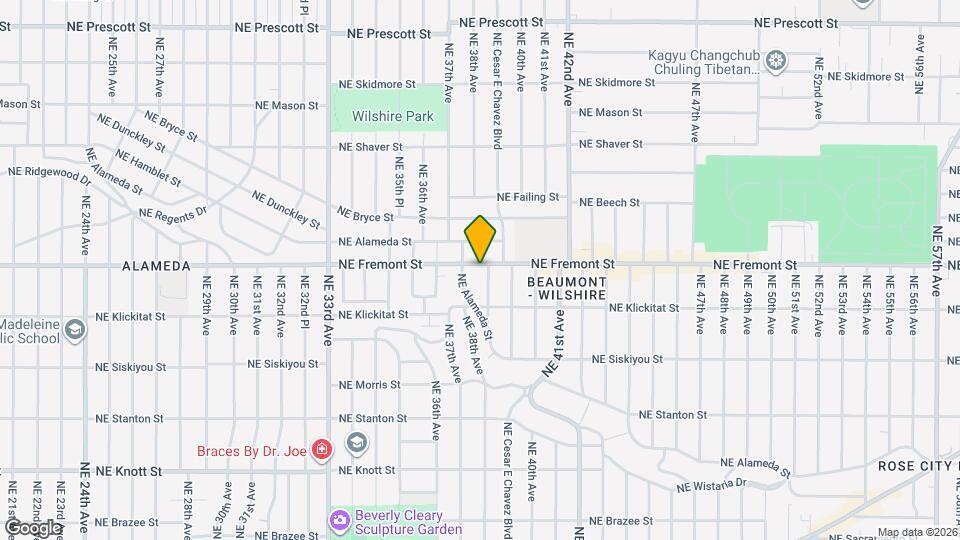 3435 NE 38th Ave, Unit B Map and Location Details