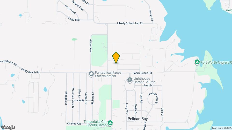 1328 E Surfside Dr. Map and Location Details