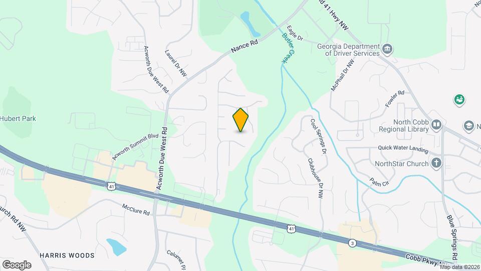 519 Bass Chase NW Map and Location Details