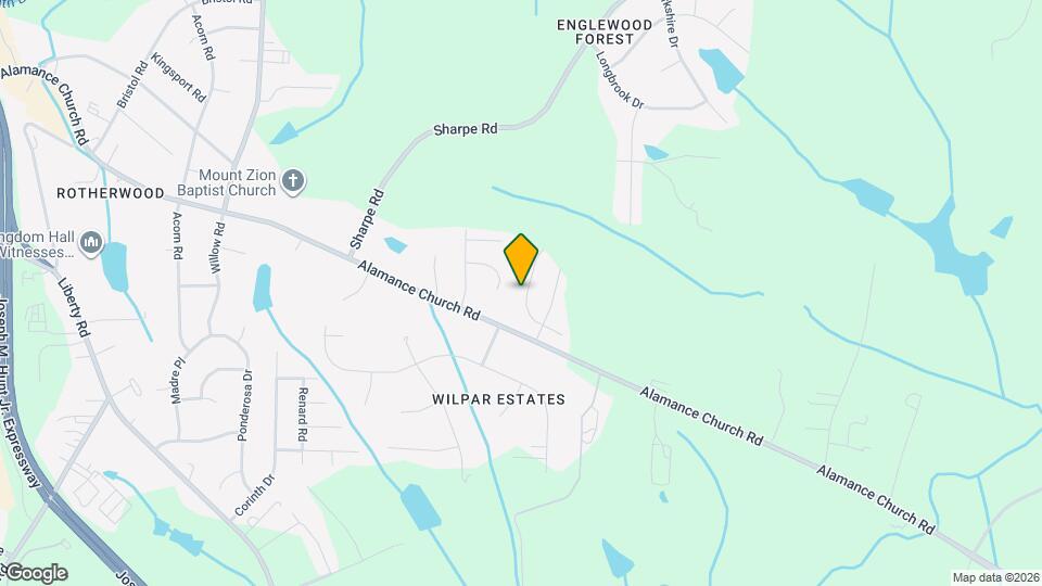 1519 Hamilton Hills Dr Map and Location Details