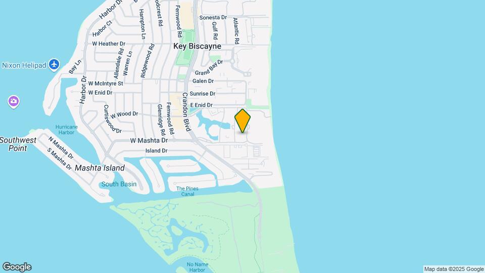 789 Crandon Blvd Map and Location Details