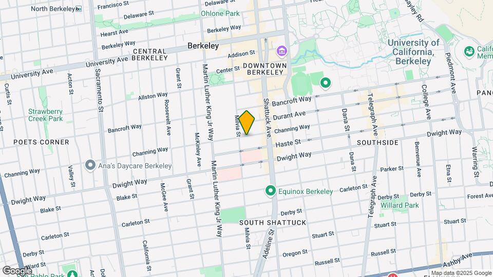 2012 Channing Way Map and Location Details