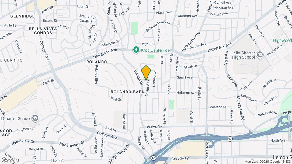 4028 Casita Way Map and Location Details