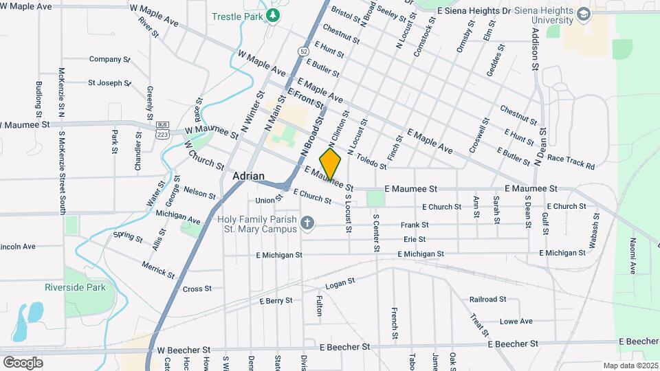 328 E Maumee St Map and Location Details