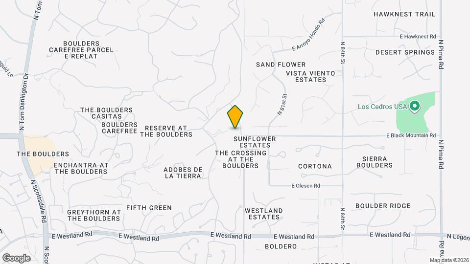 34640 N 79th Way Map and Location Details