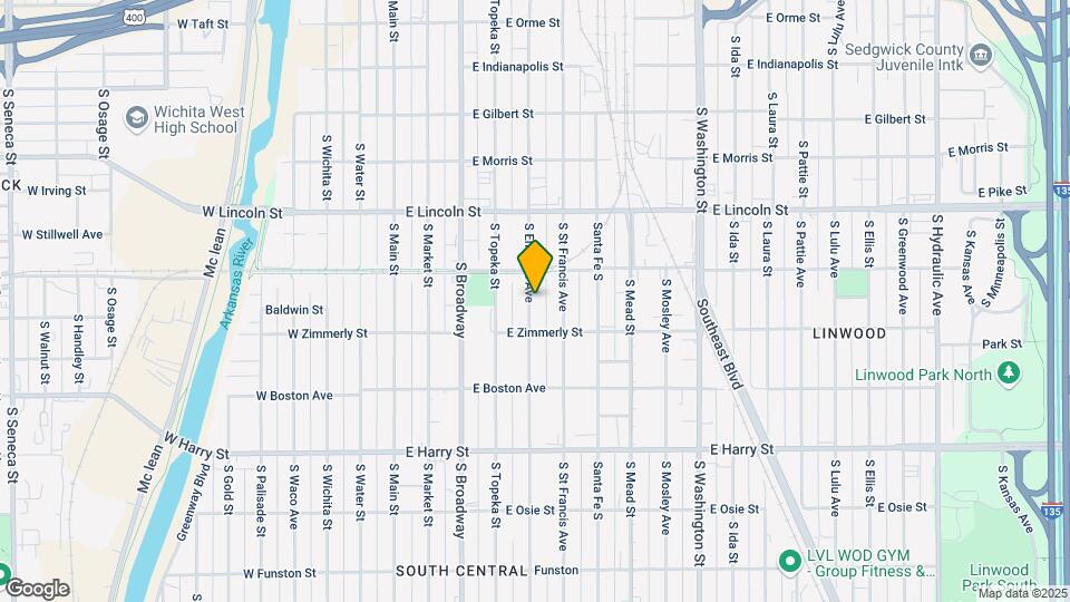 1324 S Emporia St Map and Location Details