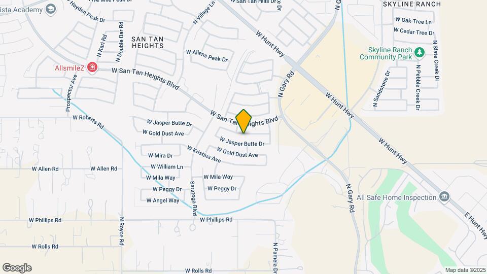 2175 W Goldmine Mountain Dr Map and Location Details