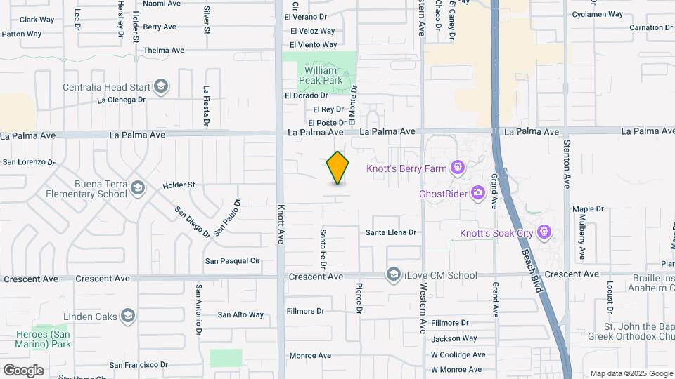 8241 Santa Inez Wy Map and Location Details