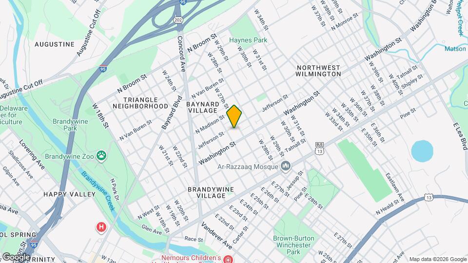 2600 Jefferson St Map and Location Details