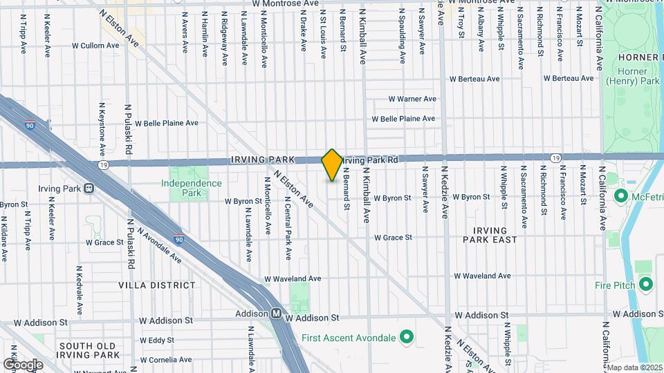 3917 N St Louis Ave Mapa y Detalles de la Ubicación
