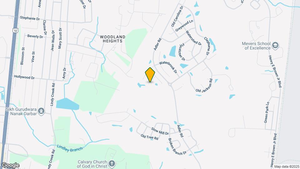 411 Brookfield Ln Map and Location Details