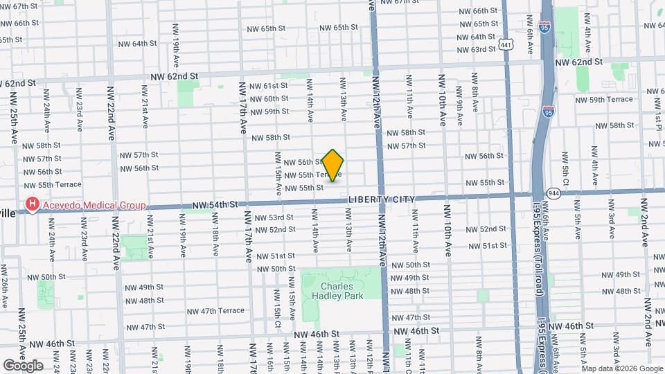 1345 NW 55th St Map and Location Details