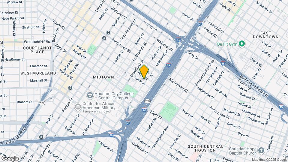 1729 Tuam St Map and Location Details