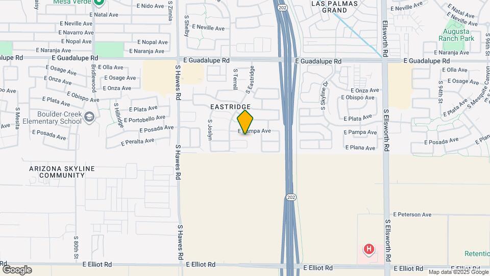 8636 E Posada Ave Map and Location Details